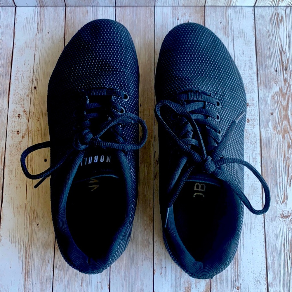 NoBull Project Trainers. Black with black soles.